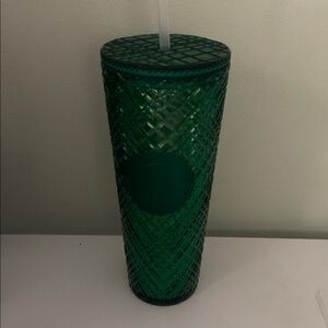Starbucks cold cup in good condition emerald green